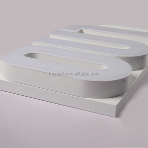 Enseigne électronique lumineuse personnalisée, lettres <span class=keywords><strong>de</strong></span> logo 3D en acrylique, texte pour magasin commercial, bordure en métal peint au four pour la publicité - Product Image 4
