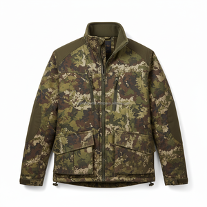 STYLIRO SPORTS Custom Logo Unisex Outdoor <b>Camo</b> Soft Shell <b>Jacket</b> Waterproof Windproof Flame-Retardant Multi-Pocket Hunting - Product Image 1