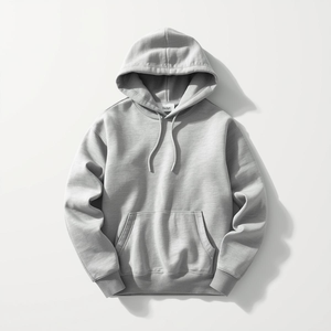 Sweat à capuche en polaire épaisse brodée 500 GSM en polyester/nylon pour l'hiver avec options de marque privée OEM/ODM - Product Image 5