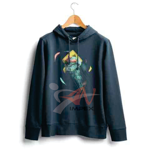 เสื้อฮู้ดดี้พิมพ์ลายดิจิทัลคุณภาพสูงสำหรับผู้ชาย ผ้ากันน้ำ เป็นมิตรกับสิ่งแวดล้อม วัสดุสั่งทำพิเศษ - Product Image 4