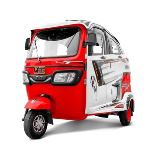 Tricycle Électrique Fermé à Trois Roues pour Passagers, 36V 200-250W, 3 Places, 30-50Km/h, Type Inverse, Motorisé TVS - Product Image 1