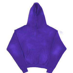 Sweat à capuche unisexe de haute qualité, 80% coton 20% polyester, délavé effet soleil, coupe ample courte, zippé, respirant, imprimé 3D - Product Image 4