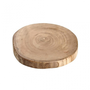 Plateau de service en bois Plateau de service de restauration rapide en bois naturel avec poignée en métal Couverts au look royal Plateau en bois décoratif - Product Image 2