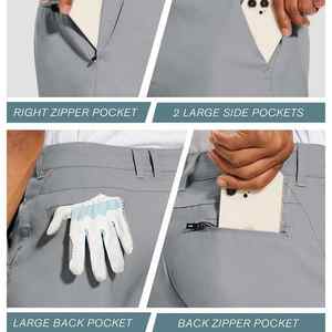 Fabricant personnalisé de haute qualité 90% Polyester 10% Spandex Personnalisez les shorts de golf pour hommes Shorts de sport légers - Product Image 3