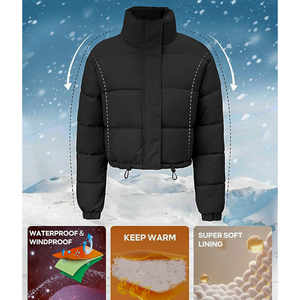 Abrigo acolchado grueso con capucha cálido de invierno para hombre, chaqueta impermeable a prueba de viento, ropa de abrigo aislada, ropa de calle informal - Product Image 5