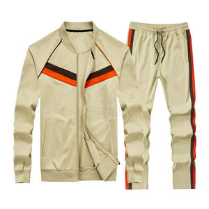 Chándal deportivo para hombre con tela transpirable y diseño ajustado, chándal deportivo personalizado con chaqueta con cremallera - Product Image 3