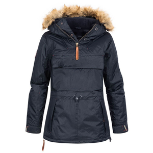 Custom Women Parka <b>Jacket</b> <b>with</b> Inner <b>Fleece</b> <b>Lining</b> Waterproof Windproof Winter Cotton Zipper Adjustable Hood - Product Image 5