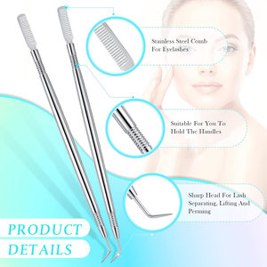 Aplicador de Laminación de Pestañas de Acero Inoxidable, Herramienta Aislante de Pestañas para Tratamiento de Belleza Profesional, Lifting de Cejas Personalizado - Product Image 4
