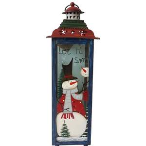 Nuevo y elegante portavelas con diseño de linterna navideña para decoración navideña en interiores y exteriores, fiestas, decoración de Año Nuevo, venta al por mayor - Product Image 4