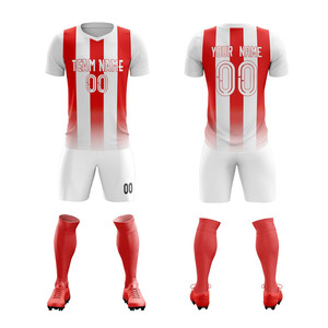 Ensemble de maillots de football personnalisés de haute qualité pour équipes sportives, impression sérigraphique, uniforme de football, maillot de football pour hommes, marque personnalisée - Product Image 5