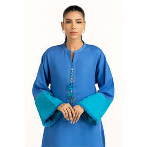 Conjunto Coordinado Bohemio Bordado Dobby IPST-55043, Conjunto de Dos Piezas Moderno para Mujer, Largo por Encima de la Rodilla Ordene 2 piezas - Product Image 4