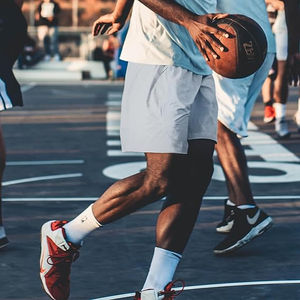 กางเกงขาสั้นผู้ชายผ้าคอตตอนซักหินเป็นกรดแบบผูกเชือกสไตล์วินเทจขนาดใหญ่พิเศษผ้าปักลายแบบดู100% - Product Image 5