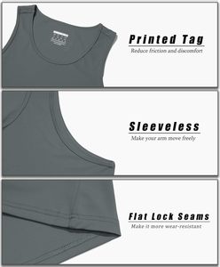 <b>Men's</b> UPF 50+ Tank <b>Top</b> Quick Dry Summer Workout Muscle Sleeveless Shirts <b>for</b> <b>Swim</b> Beach Bodybuilding - Product Image 4
