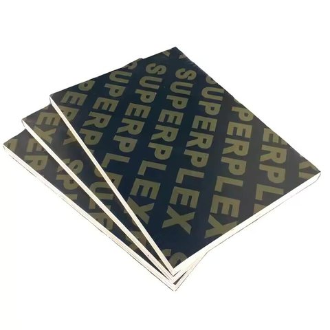 Factory Price Eco-Friendly 1220 X 2440 X 12/18/21mm Melamine Film Faced Plywood Reusable 10 Times Rubber Core for Villa Building