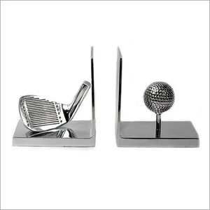 Aluminum Casted Globe Design Modern Metal Bookends for <b>Book</b> Holding with High Quality Finish Low Price 2pcs <b>Book</b> <b>End</b> - Product Image 5