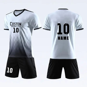 Neuer Großhandel OEM Service Unisex Fußball voll Set benutzer definierte Logos & Designs Druck Sublimation Sportswear Fußball Uniformen - Product Image 2