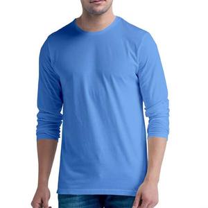 T-shirts décontractés à manches longues en coton pour hommes, design personnalisé, vente en gros, logo personnalisé, style été, t-shirt pour homme, col en O, 2025 - Product Image 4