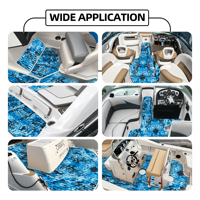 Langsung dari pabrik 12mm antiselip busa EVA Camo alas dek aluminium Modern baru Pontoon perahu lantai mudah klik untuk luar ruangan