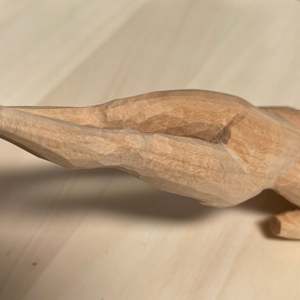 Statua in Legno Intagliata a Mano YEEYAYA 6\" Venere Intaglio in Legno Design Astratto Stile Cartone Animato per Decorazione Casa e Stanza - Product Image 6