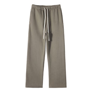 Pantalones de chándal para correr de talla grande 2025, pantalones de chándal acampanados apilados, pantalones de chándal para hombre, ropa de calle de alta calidad, pantalones lavados para hombre - Product Image 5