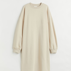 เสื้อสเวตเตอร์แบบสวมหัวคอกลมของผู้หญิง,เสื้อสเวตเชิ้ตสวมศีรษะคอกลมพื้นนิ่มไม่มีอะไรสำหรับผู้หญิง - Product Image 1