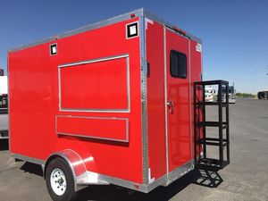 รถขายอาหารเคลื่อนที่ทำจากสแตนเลสมีอุปกรณ์ในสต็อก - Product Image 4