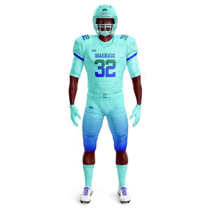 เสื้อเจอร์ซี่และกางเกงบุนวมเสื้อทีมฟุตบอลอเมริกันพิมพ์ลายซับลิเมชัน - Product Image 2