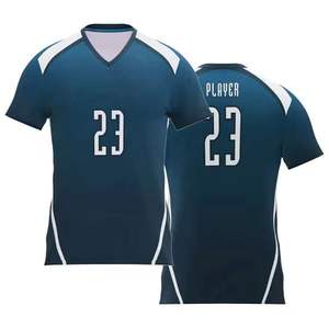 Color sólido voleibol Cosplay uniforme camisa y pantalones cortos último diseño a precio razonable - Product Image 3