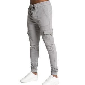 Ordene ahora Pantalones de chándal ligeros para hombre Mezcla de algodón transpirable Joggers OEM ODM Venta al por mayor Marca privada Entrenamiento y ropa deportiva - Product Image 1