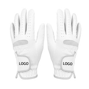 Gants de golf personnalisés avec logo pour hommes, main droite de qualité supérieure, dernier style, cabretta en cuir de mouton, golfeurs de sport d'été - Product Image 1