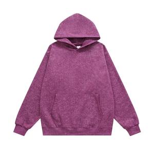 Sweats à capuche personnalisés unisexes pour hommes avec design gaufré Sweatshirts d'hiver en polyester/coton avec logo personnalisé - Product Image 6