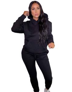 OEM logotipo personalizado Huzaifa pulóver Sudadera con capucha chándal XL polar pantalones de entrenamiento 100% algodón invierno de talla grande calidad superior - Product Image 1