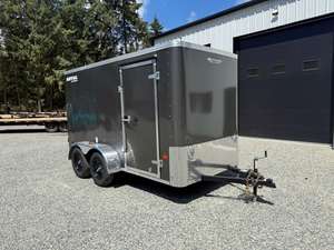 Nuevo Remolque de Carga Cerrado 6x12, Remolque Utilitario de Doble Eje, Remolque de Transporte Comercial para Negocios de Entrega - Product Image 2