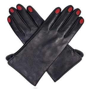 Gant de conduite de vente chaude pour les hommes hiver chaud confortable prix raisonnables Logo personnalisé gants en cuir véritable du Pakistan - Product Image 6