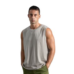 Camiseta sin Mangas de Cuello Redondo para Hombre, 100% Poliéster, Tejido de Franela, Secado Rápido, para Gimnasio, Entrenamiento y Fitness - Product Image 3