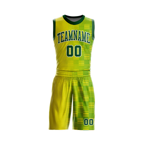 Ensemble de maillots de basket-ball fabriqués au Pakistan Kit d'uniforme de basket-ball par sublimation avec design et logo personnalisés - Product Image 2
