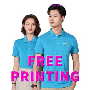 POLO T-shirt Personnalisation gratuite Impression Logo Image Conception vêtements de travail T-shirt Uniforme Culturel Chemise Entreprise Travail Costume Unisexe - Product Image 1