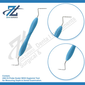 UNC15 Outil d'examen dentaire manuel Hygiéniste Sonde Détartreur Curettes Gracey Outil de mesure de la profondeur parodontale Fin parodontale - Product Image 3