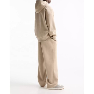 2025 Venta caliente invierno con capucha de gran tamaño de lana sólido pulóveres sudaderas con capucha pantalones conjuntos deportivos chándal al por mayor - Product Image 2
