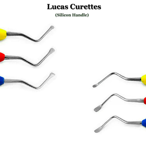 EIZA INDS-Juego de 3 curetas dentales de hueso Lucas, instrumento quirúrgico de silicona, el mejor escarificador Dental - Product Image 4