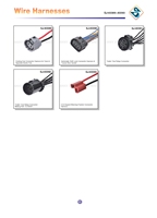 Otomotif 2 cara konektor wanita Harness penanda sinyal cadangan 1U2Z 14S411 BEA BEB BEC WPT 150 1204 1460 kawat Harness