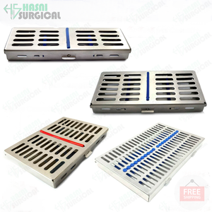 กล่องใส่เทปคาสเซ็ตฆ่าเชื้อทางทันตกรรมถาดกล่องสำหรับเครื่องมือ12ชิ้นที่ใช้ซ้ำได้ - Product Image 4