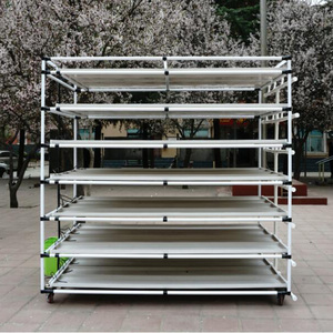 Fabricant de gouttières hydroponiques multicouches en <span class=keywords><strong>pvc</strong></span> pour la culture de l'herbe microverte Système vertical d'intérieur - Product Image 4