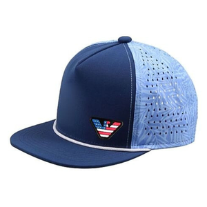 Vietnam OEM ODM alta calidad Ri 112FPR Snapback Cap logotipo personalizado perforado 5 paneles impermeable sombrero personalizado corte láser gorra sombreros Golf - Product Image 2