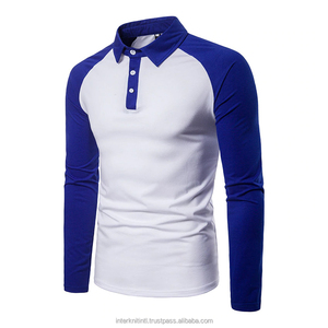 Camisa Casual de Punto para Hombre, Estilo Europeo y Americano, Otoño Invierno, Manga Larga, Transpirable, 100% Algodón - Product Image 1