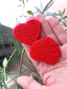 Boho ต่างหูลูกปัดด้วยการออกแบบสีฟ้าครามแอนดี้ cascading Fringe, เครื่องประดับของขวัญที่ไม่ซ้ำกัน - Product Image 5