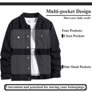 Wholesale Clothing Manufacturer 100% Cotton <b>Denim</b> Man <b>Jackets</b> Custom <b>Denim</b> <b>Jacket</b> for Man <b>denim</b> <b>jacket</b> for <b>men</b> - Product Image 6