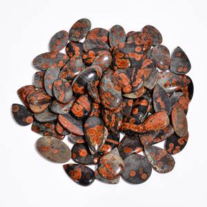 Peanut <b>Obsidian</b> Loose Gemstone Cabochon Mix Shape Wholesale Lot Natural Stones for <b>Jewelry</b> Making Handmade DIY Projects - Product Image 4