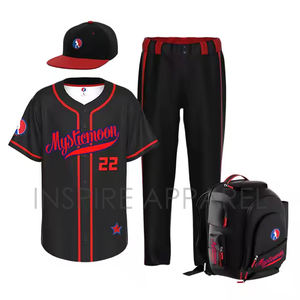 OEM al por mayor de impresión personalizada serie de camisetas de béisbol Kits de talla grande transpirable para adultos sublimación Jersey - Product Image 4