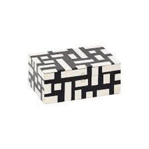 Rectangular Shape High Quality Hot Selling <b>Resin</b> Inlay Jewelry Box for Jewelry Storage Box for Girls and Woman - Product Image 4